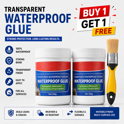 Umiora AquaShield™ Transparent Waterproof Glue (300g) | Buy 1 Get 1 FREE